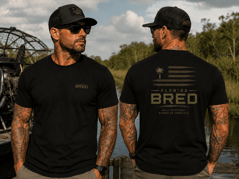 Florida Graphic T Shirt | Built Different Tee | Florida BRED