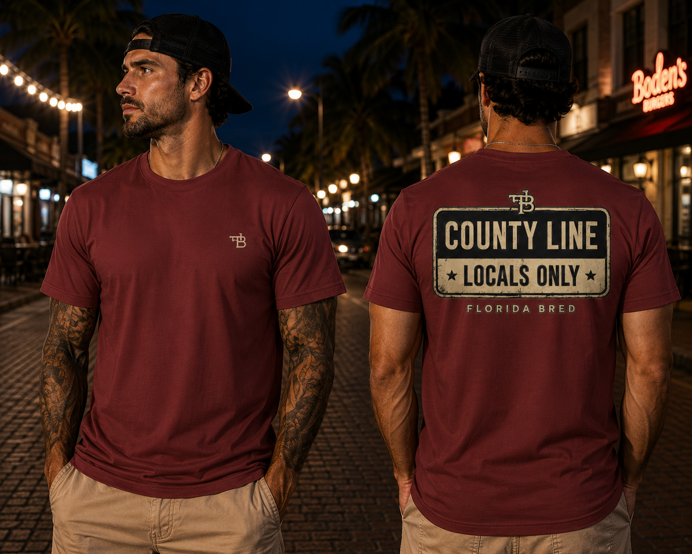 County Line Locals Tee