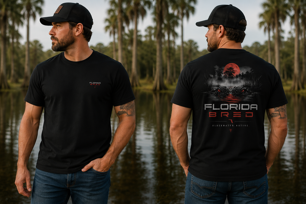 Florida Graphic T Shirt | Blackwater Native Red Eyes | Florida BRED