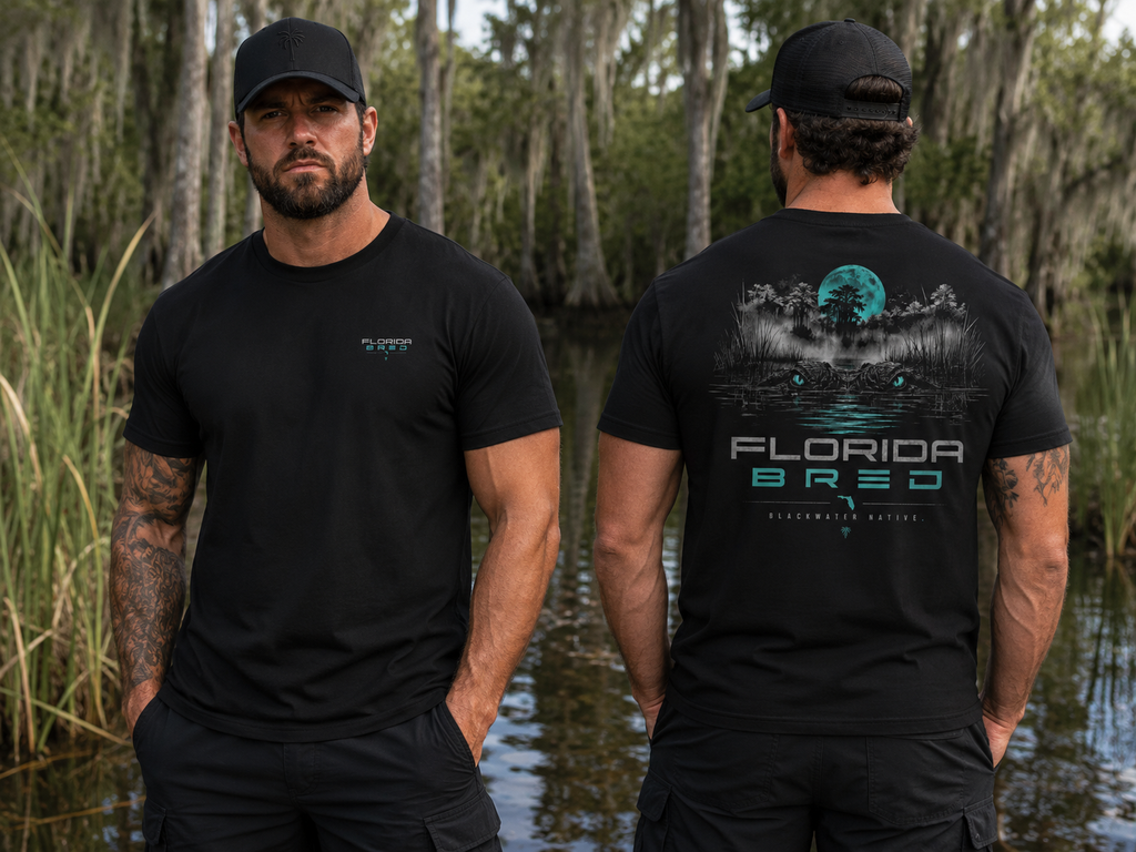 Florida Graphic T Shirt | Blackwater Native Red Eyes | Florida BRED