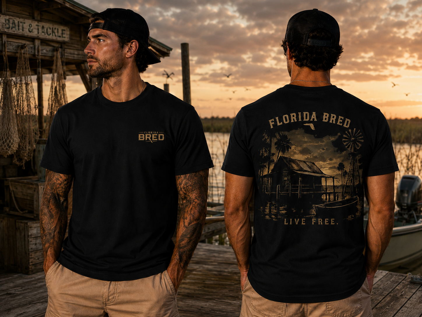 Old Florida Fish Camp Tee